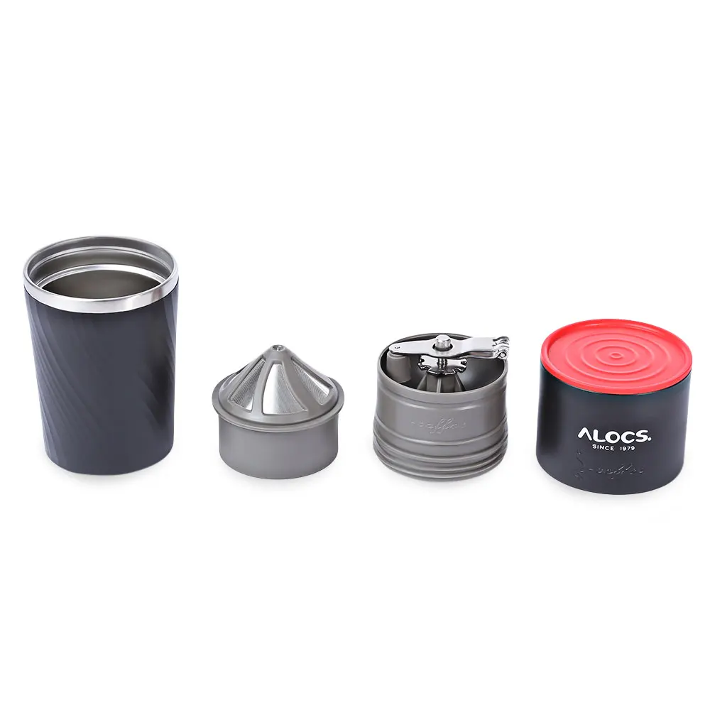 ALOCS CW K16 портативная Кофеварка из нержавеющей стали 4 в 1 походная кофейная кружка