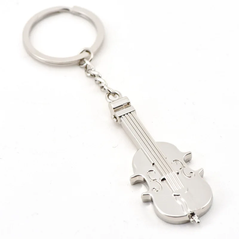 2017 Новый мини креативный Шарм брелок для ключей посеребренный Музыкальный в
