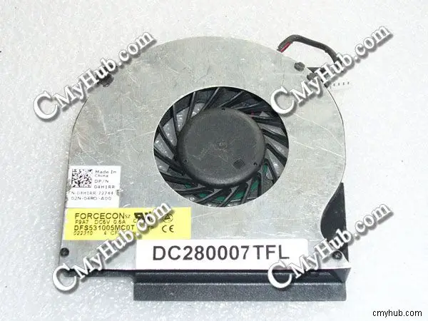 Вентилятор охлаждения процессора для Dell Latitude E6410 E6510 DFS531005MC0T F9A7 04H1RR 4H1RR DC280007TFL|cpu