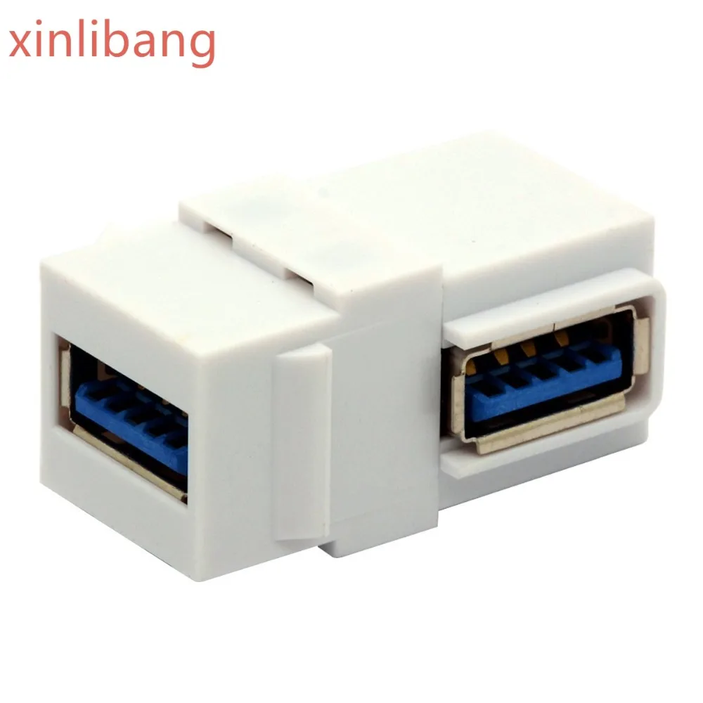 Переходник Keystone Jack 90 градусов вставки под прямым углом USB-кабель переходник