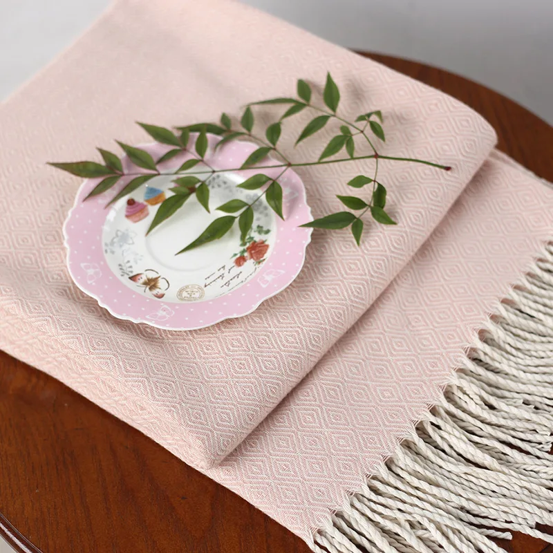 Плетеное одеяло с вышивкой Классическое Одеяло для дивана декоративное