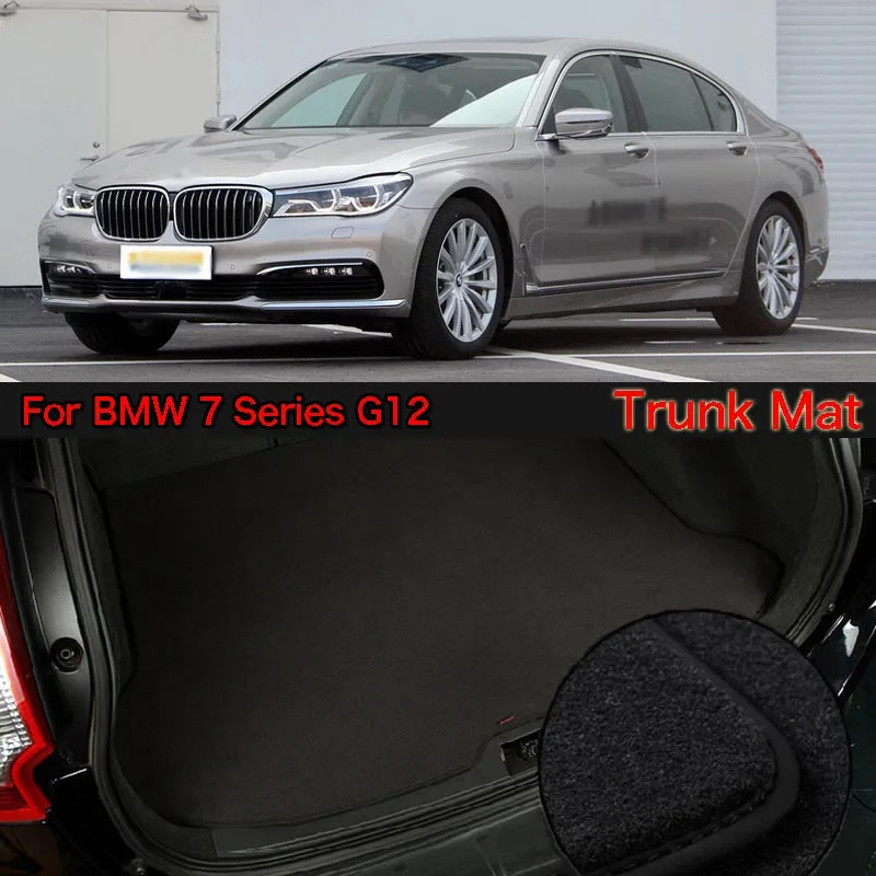 Нейлоновые тканевые моющиеся коврики для багажника автомобиля BMW 7 серии G12 2016
