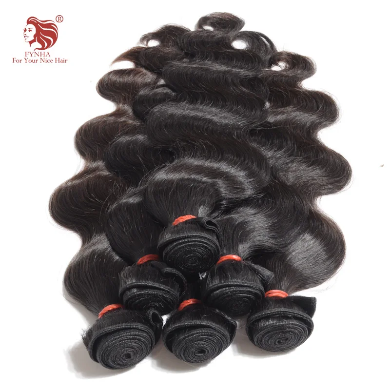 Перуанский Девы Волос Объемной Волны 100% Девственницы Человеческих Weave 3 Связки С
