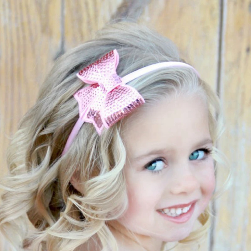 Детская повязка на голову 2 95 &quotблесток банты узел ободок тиара infantil резинки для