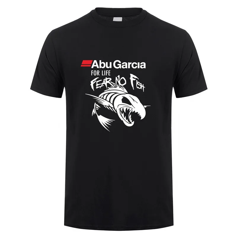 Abu Garcia Fear No Fish футболка мужская с коротким рукавом Хлопок Abu Garcia For Life футболка мужские футболки DS-052