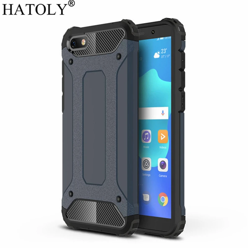 

For Coque Huawei Honor 7A Case DUA-L22 Armor Slim Hard Rubber Cover Silicon Phone Case for Huawei Honor 7A Russian Version 5.45"