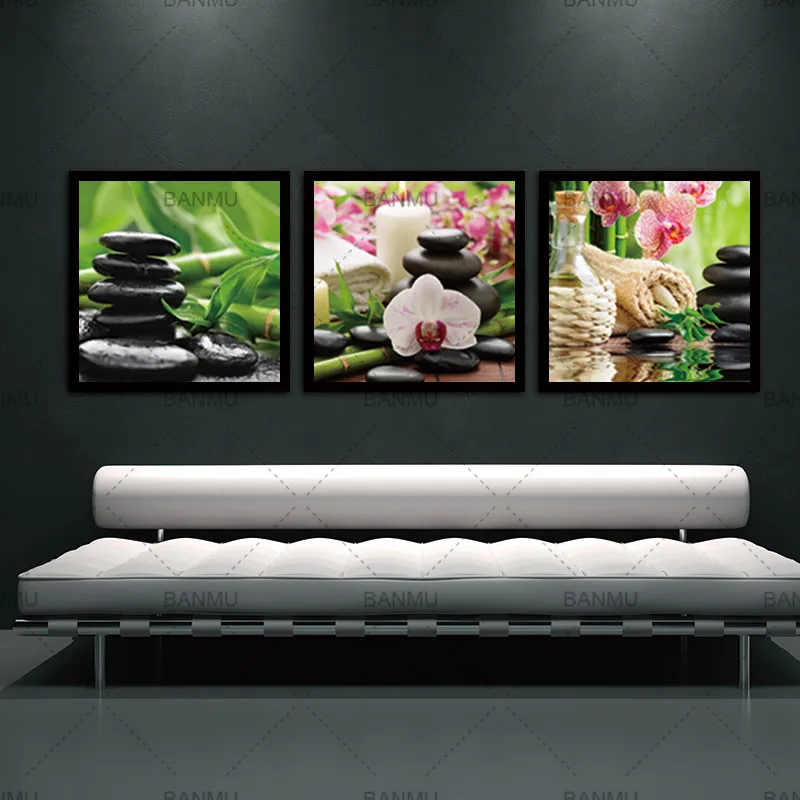 3 шт. холст искусство на стену Современная Природа семена настенная живопись