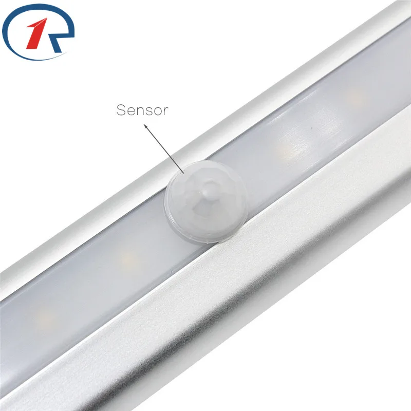 ZjRight энергосберегающий автоматический датчик движения 10LED беспроводной PIR шкаф