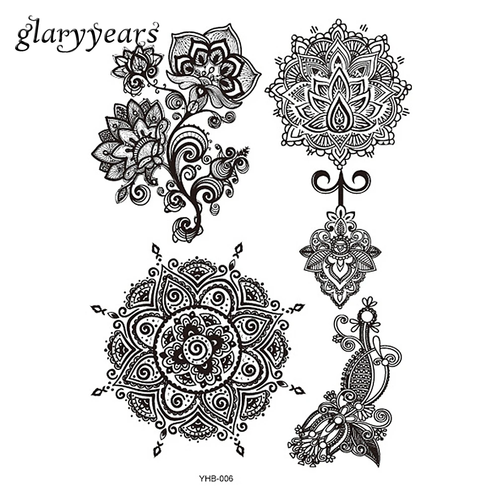 1 шт. классическая черная Цветочная кружевная имитация ювелирных изделий