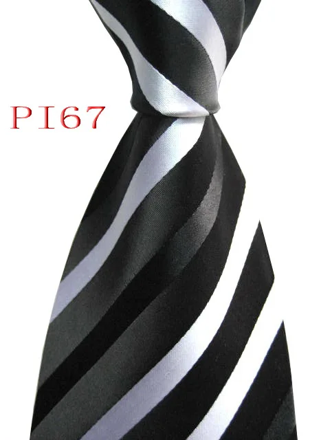 Модные PI67 # 100% жаккард ручной работы мужские Галстук|mens ties neckties|fashion necktietie neckties |