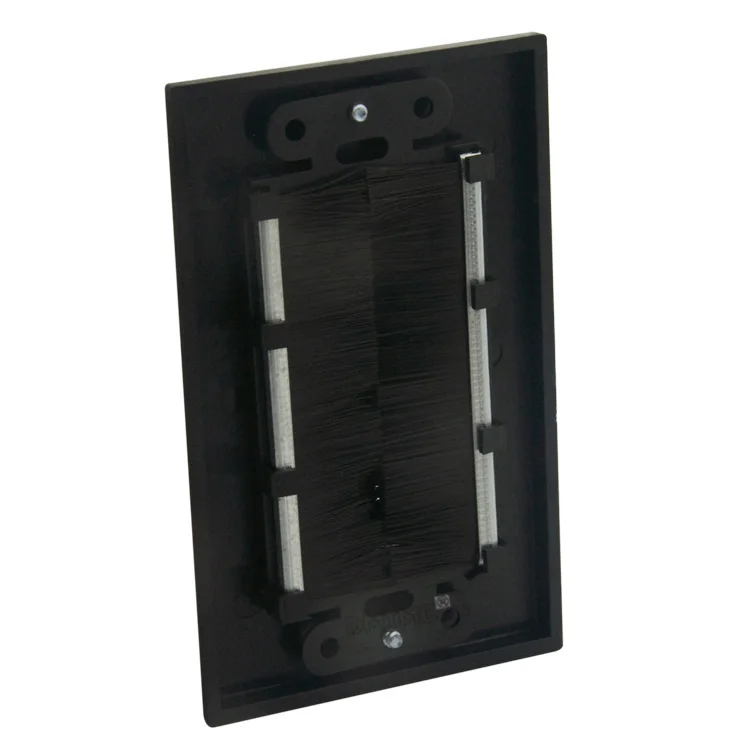 Щетка настенная пластина щетинка вставка крышка Выходная панель|wall plate|outlet panelwall
