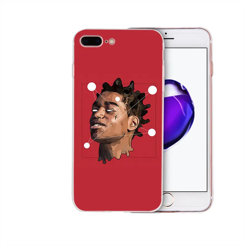 Черный мягкий силиконовый чехол Rapper Kodak для iPhone Xr Xs Max X телефона 8 7 6 6S Plus 5 5S SE 10