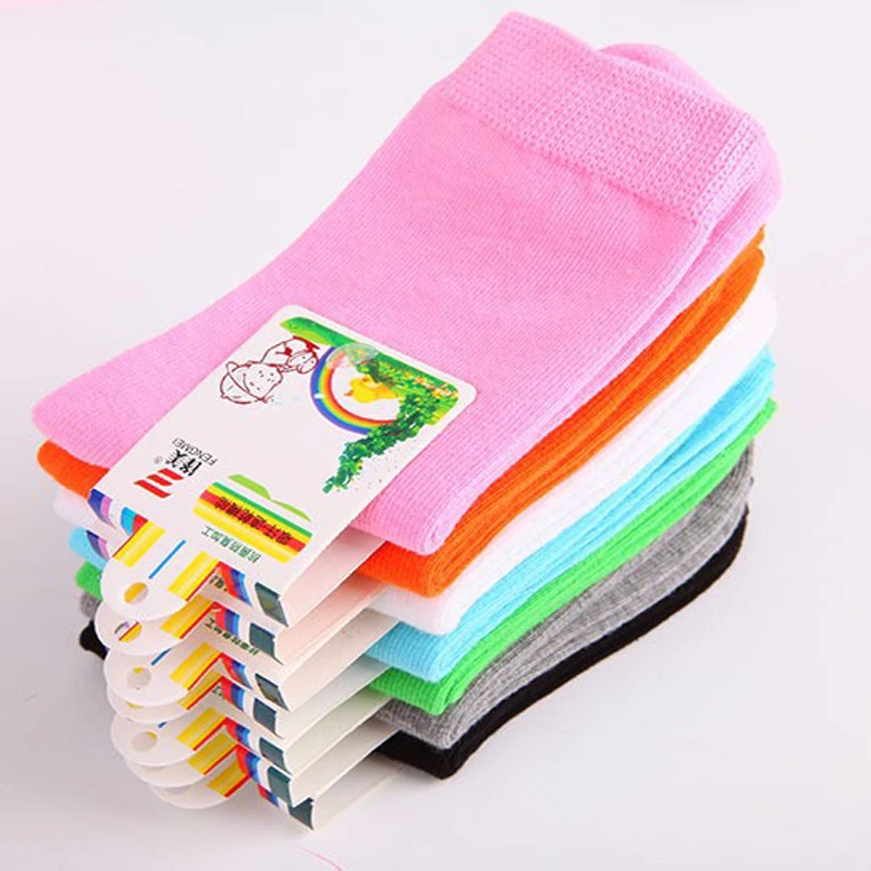 Носки детские хлопковые карамельных цветов на возраст 1 9 лет 4 пары|children sock for