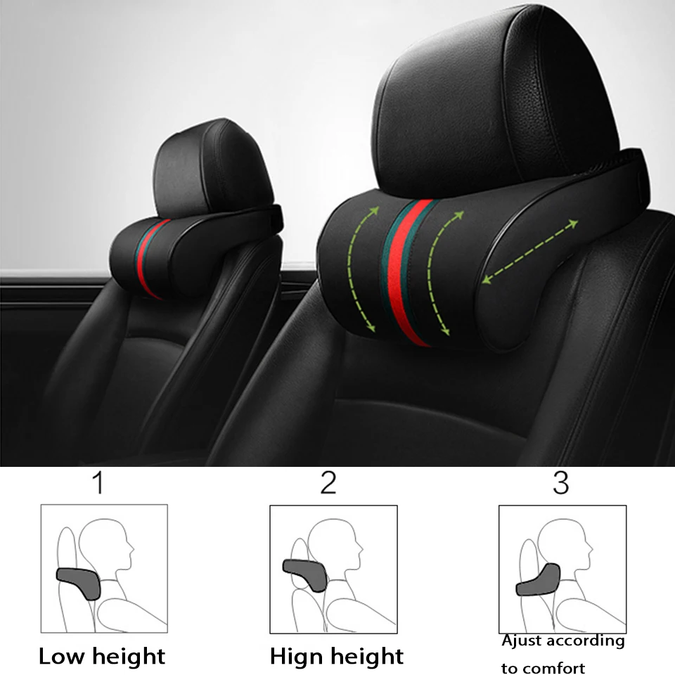 Подушка Шейная ZD для Renault Megane 2 3 Duster VW Touran Passat B6 Golf 7 5 6 T5 T4 Fiat 500 три основных цвета
