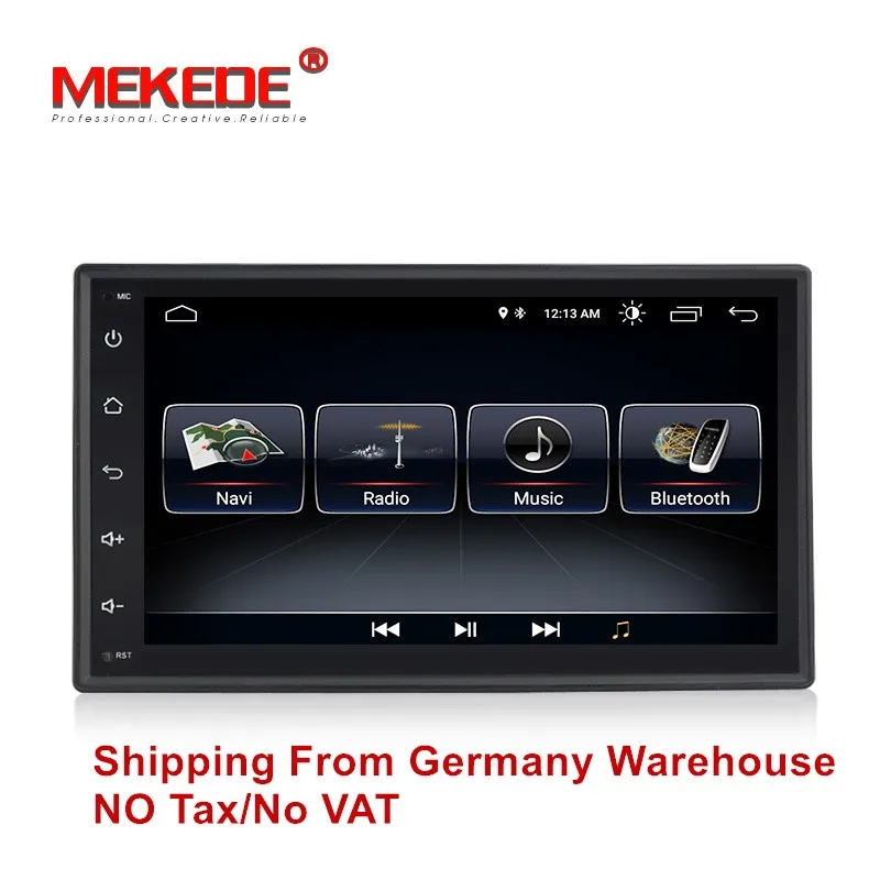 MEKEDE Автомобильный мультимедийный плеер android 8,1 автомобильный DVD gps плеер 2 din радио универсальный gps навигатор для Nissan Toyota универсальный