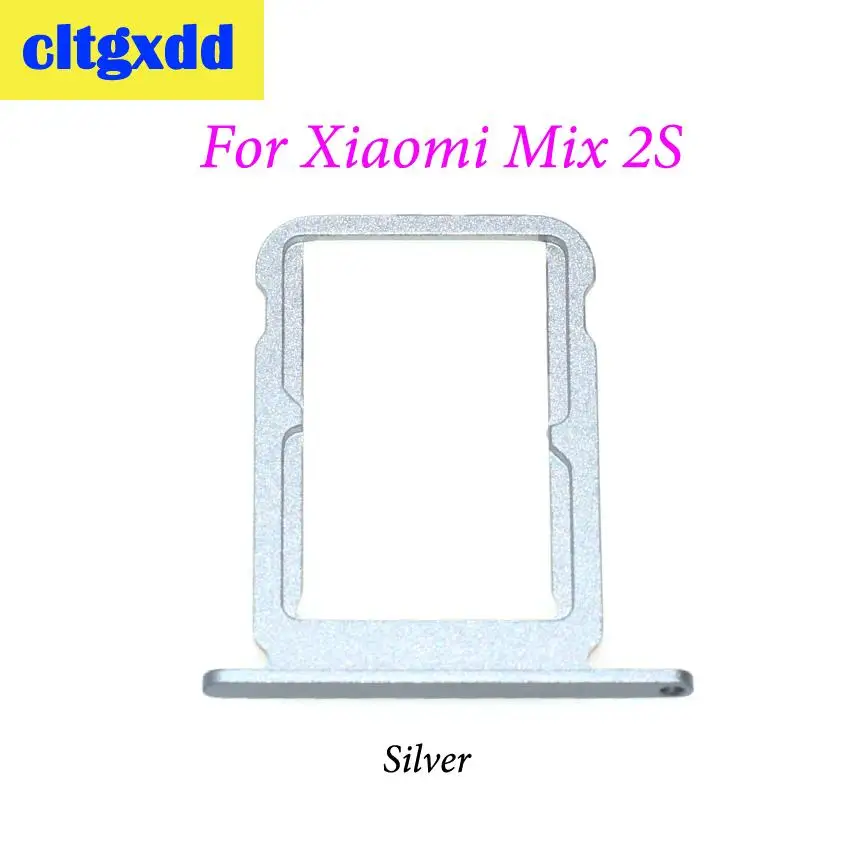 Cltgxdd для Xiaomi Mi MIX 2 MIX2S держатель карт разъем SIM карты адаптер замена ремонт