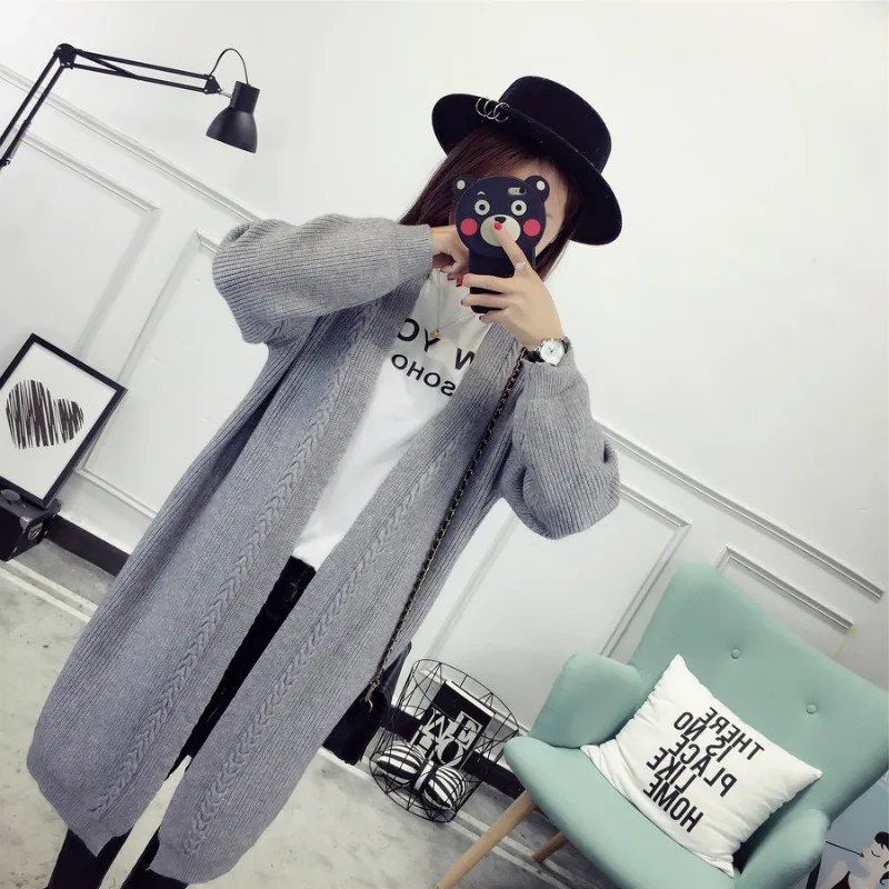 2019 Cardigans Of The Big Sizes Autumn Winter Warm Women Long Sleeve Casual Sweater Knitted Tops |