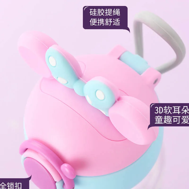 Disney Розовый Микки мышь чашки с картинками из мультфильмов с Силиконовая защита для мальчиков с изображением машинок спортивные бутылки для девочек принцесса София чашки для кормления