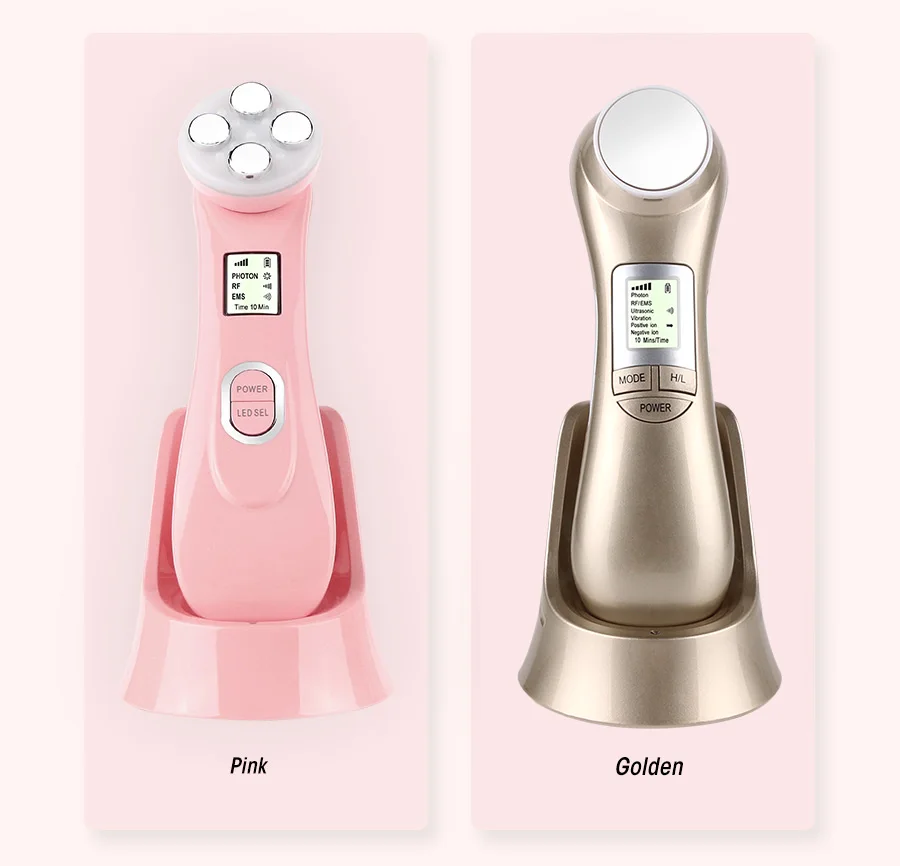 AOPHIA beauty Machine 5в1 РЧ EMS радио мезотерапия электропорация лица Радио Частота светодиодный фотон омоложение удаления морщин
