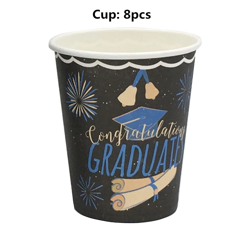 Cup 8pcs Вечерние украшения VOILEY для выпускного вечера, колпачок холостяка, Висячие фото клипсы, сувениры для выпускного, выпускники, любимый декор, Подарочные принадлежности, Q - Цвет: Cup 8pcs