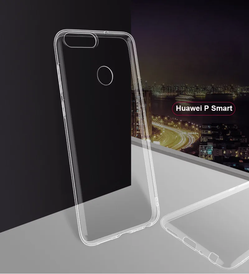 WeeYRN прозрачный Мягкая Глянцевая чехол для телефона чехлы на huawei P Smart / Y9(Хуавей П Смарт / y9) корпус Ясно ультра тонкий силиконовый чехол ТПУ на huawei Honor 7A Pro(Хуавей Хонор 7a про