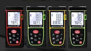 Yellow 60M Handheld Laser Range Finder Engineering Decoration Special High Precision Infrared Measuring Room Electronic | Инструменты