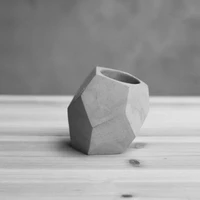ceative desktop decoration craft pot molds for concrete silicone flowerpot mould pen container making tool