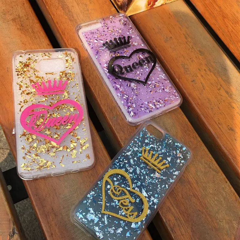 Чехол с надписью короной на заказ для iPhone 11 12 Mini Pro 7 8 Plus X XS Max XR Samsung Galaxy S20 FE S10 S8 S9 Note