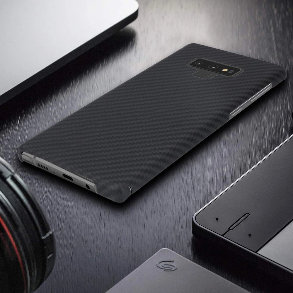 Ультратонкий чехол из арамидного волокна для Samsung Galaxy Note 9 роскошный углеродного