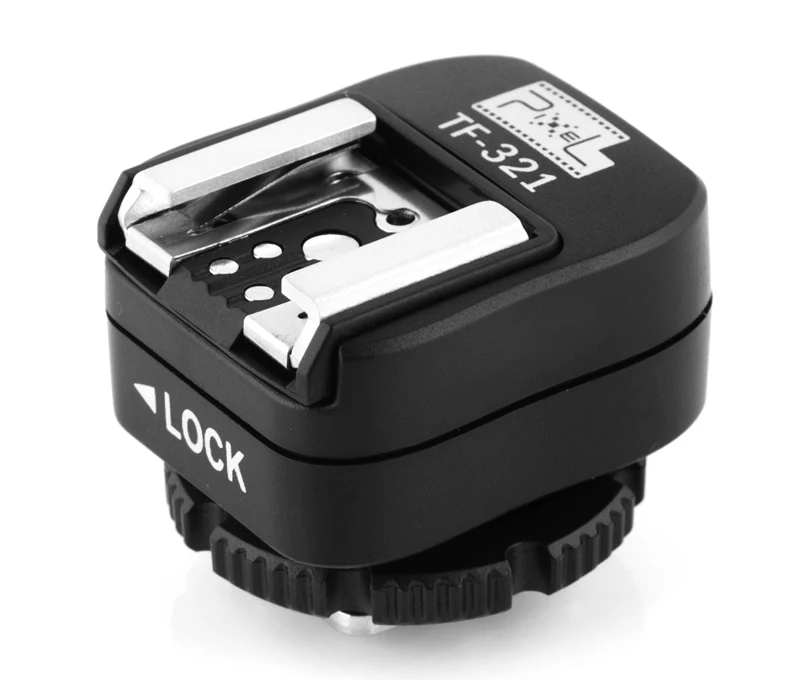 Pixel TF-321 адаптер вспышки ttl PC Порт Горячий башмак конвертер для Canon 5D Mark III 70D 60D 100D 700D 650D 600D 550D 500D камеры
