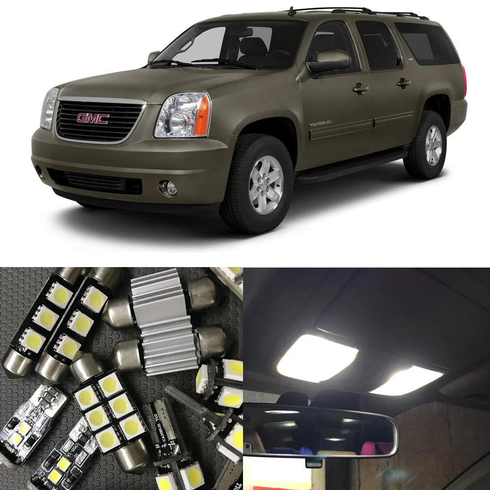 14 шт. автомобильные Внутренние светодиодные лампы набор ламп нет ошибок для 2008 2014