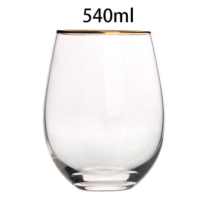 340/380/540 ML прозрачные круглые пивные кружки высокого Температура сопротивление воды кружка для коктейля очки бытовой очиститель фруктового сока чашка - Цвет: 1 Pcs-540ml