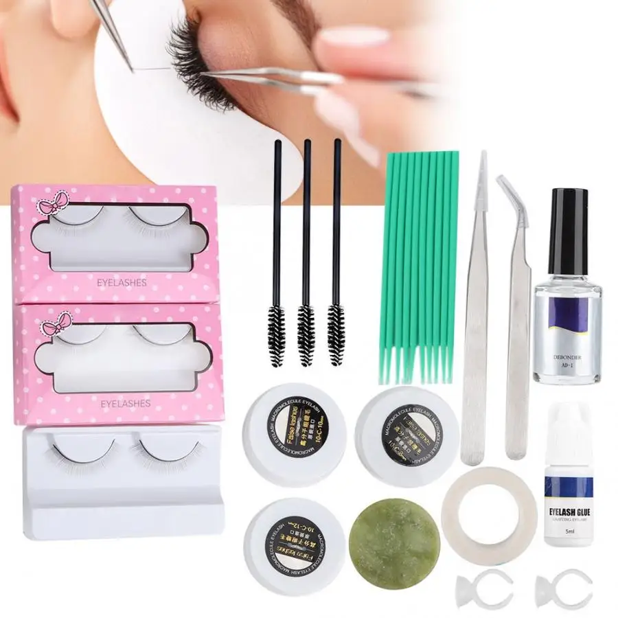 Набор для обучения наращиванию ресниц Профессиональные Накладные ресницы