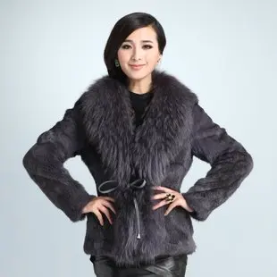 (TopFurMall) зимнее натуральное пальто из натурального кроличьего меха отделка мехом