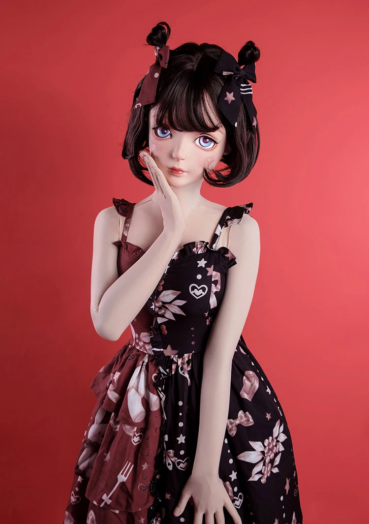 (Dollki AB) сделанный на заказ женщина/девушка смолы половина головы Косплэй японский