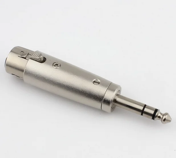 10 шт. 3-контактный разъем XLR Мама на 1/4 мм 3-полюсный стерео моно-разъем папа