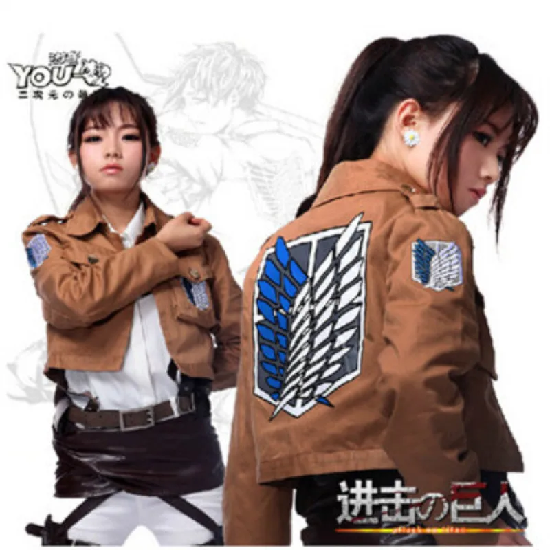 Атака на Титанов куртка Shingeki no Kyojin Легион косплей костюм пальто любой размер высокое качество Eren Levi|Костюмы