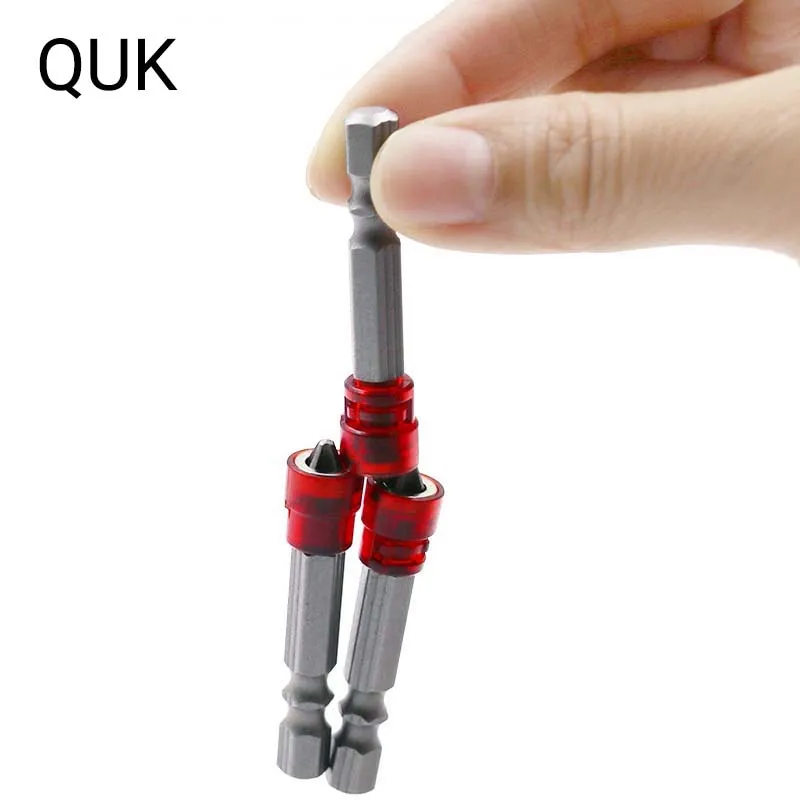 QUK 2 шт. Магнитная отвертка сверла для металла дерева Деревообрабатывающие
