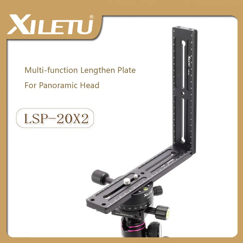 

XILETU LSP-20X2 Multi-function Lengthen Plate For Panoramic Tripod Head
