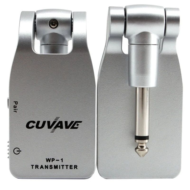 

Cuvave Wp-1 2.4G Wireless Guitar System Transmitter & Receiver Built-In Rechargeable Lithium