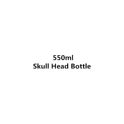 550ml Водка бутылка череп насадка на бутылки креативный Готический бокал для вина чашка графин бокал для вина Бутылка с краном - Цвет: 550ml