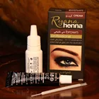 Натуральные ресницы Ryana Henna, профессиональный цветной крем-тинт для бровей, 15 минут быстрого оттенка, коричневый и черный, доступно легкое окрашивание