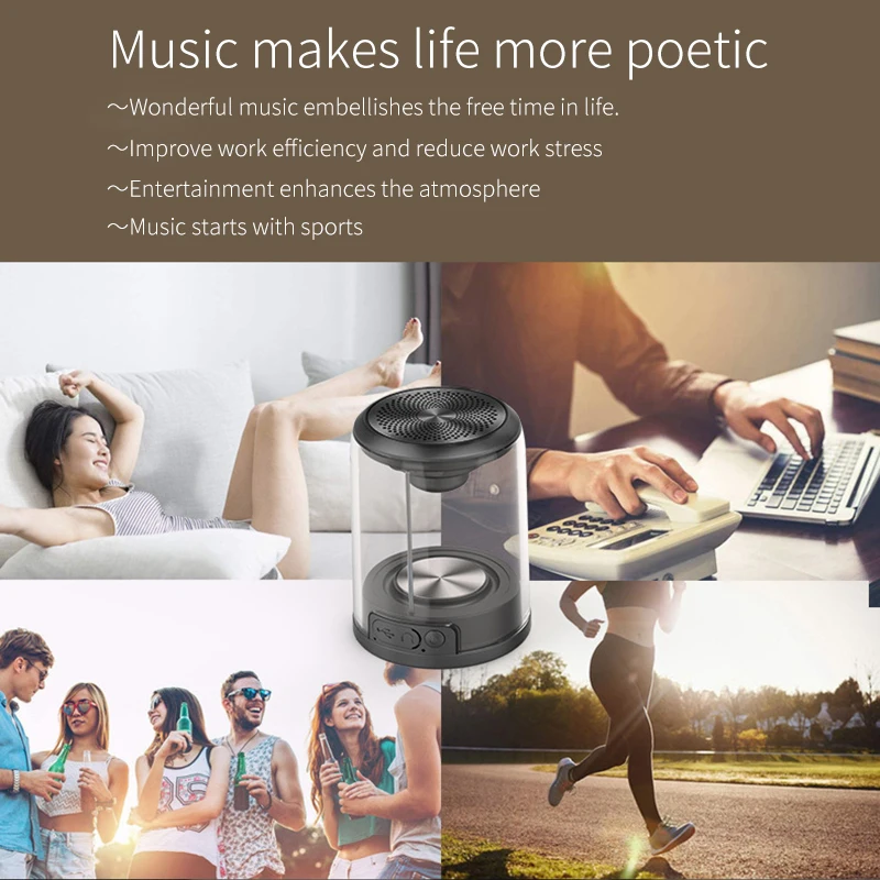 

Sovawin Rechargeable Portable TWS Bluetooth Speaker Waterproof Wireless Stereo Magnetic Suction Mini Outdoor Speakers for Phone
