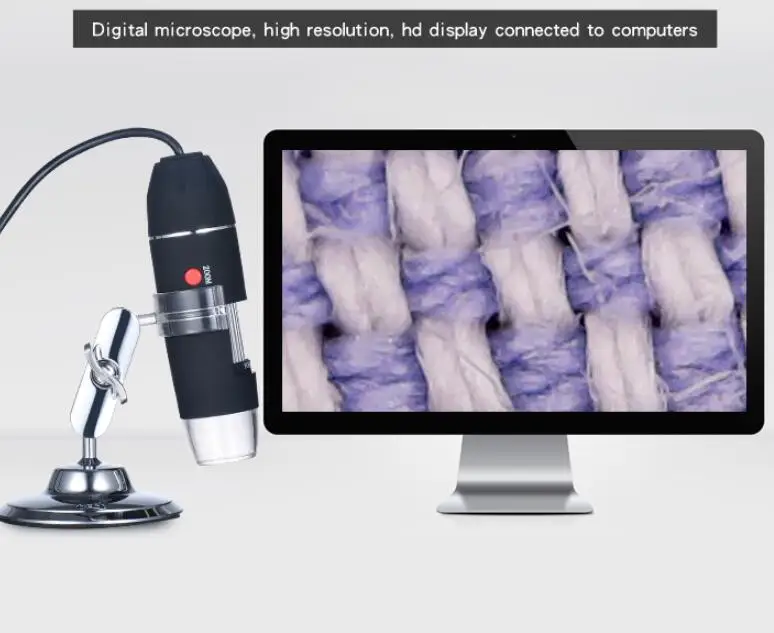 Цифровой электронный микроскоп с увеличением 8 светодиодов 500X 1000X|Детали и