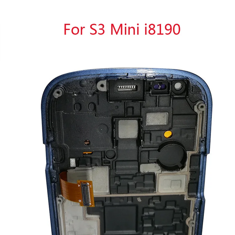 4.3'' For Samsung Galaxy S S3 I9300/S3 Mini i8190 LCD Display Digitizer Screen Touch Panel Assembly With Frame | Мобильные