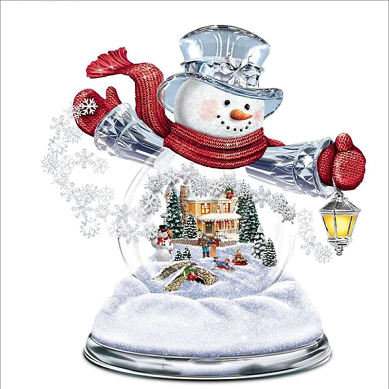 2018 New design diamond painting DIY 5D kids bedroom handmade cross embroidered mosaic wonderful snowman decor | Дом и сад