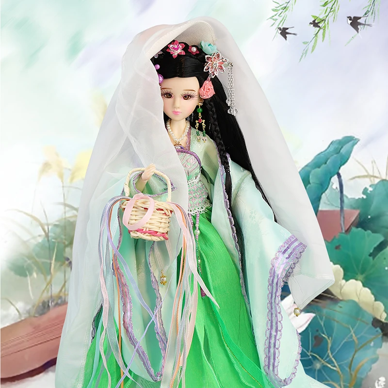 Бесплатная доставка китайские древние мифы игрушки BJD модель макияж улыбка куклы