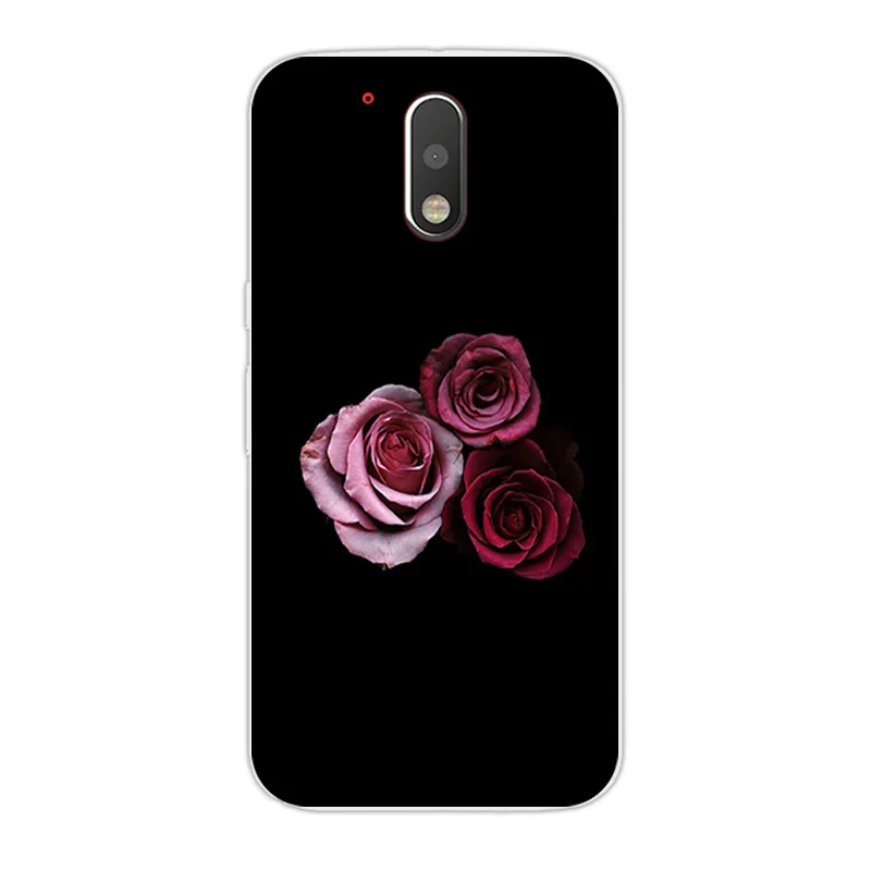 5 дюймов для Motorola Moto G4/G4 Plus чехол телефона прозрачный Забавный Кот задняя крышка G 4