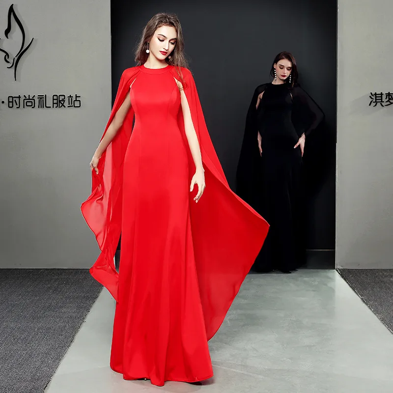 red Черный тонкий Cheongsam сексуальное длинное Qipao вечернее платье вечерние платья халат китайский традиционный Женский Чино традиционный - Цвет: red
