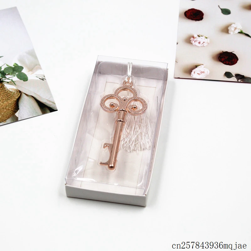 50pcs Key Bottle Openers Skeleton Wine Opener with Tassel in Gift Box Wedding Party Favor Souvenir Gifts | Дом и сад